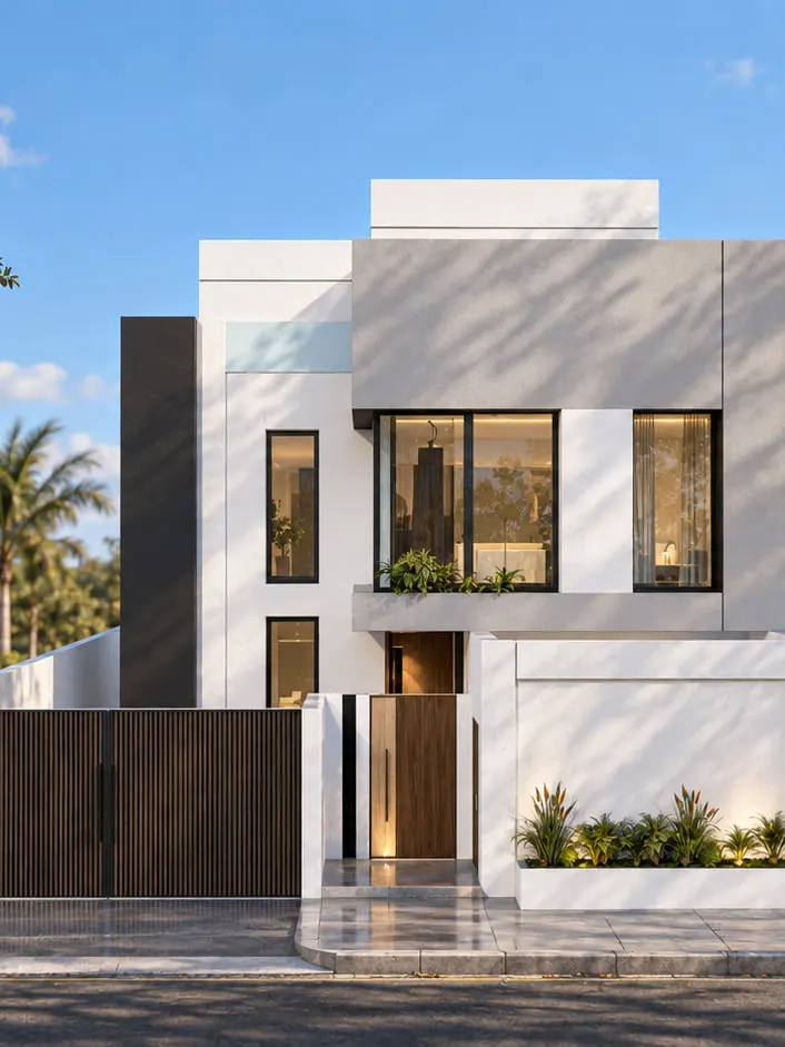 واجهة مشروع سكني